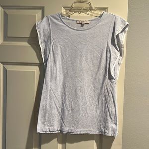 Super soft, flutter sleeve top